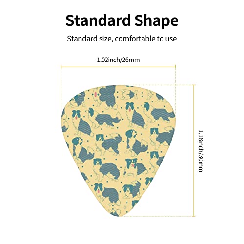 Médiators de guitare 12-Pack Border Collie Pattern médiators pour guitare électrique guitare acoustique diverses… - Les Beatles, Paul McCartney, John Lennon, RIngo Starr, George Harrison Médiators de guitare 12-Pack Border Collie Pattern médiators pour guitare électrique guitare acoustique diverses… – Image 4
