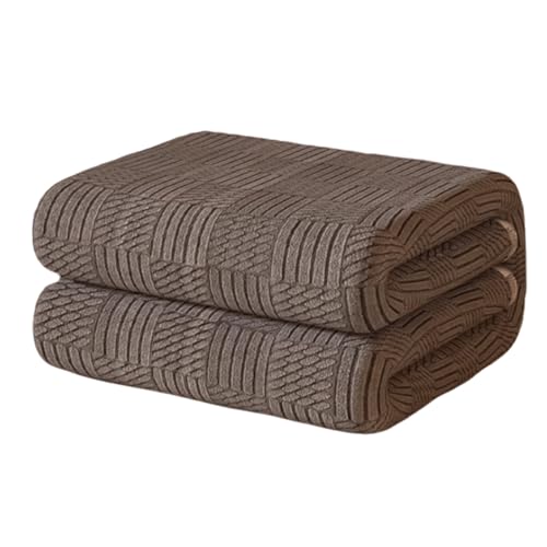 PEKJI Cotton Heated Throw with Timer Function Multi Zone Double Electric Blanket Warm Electric Blankets 5 Temperature Levels