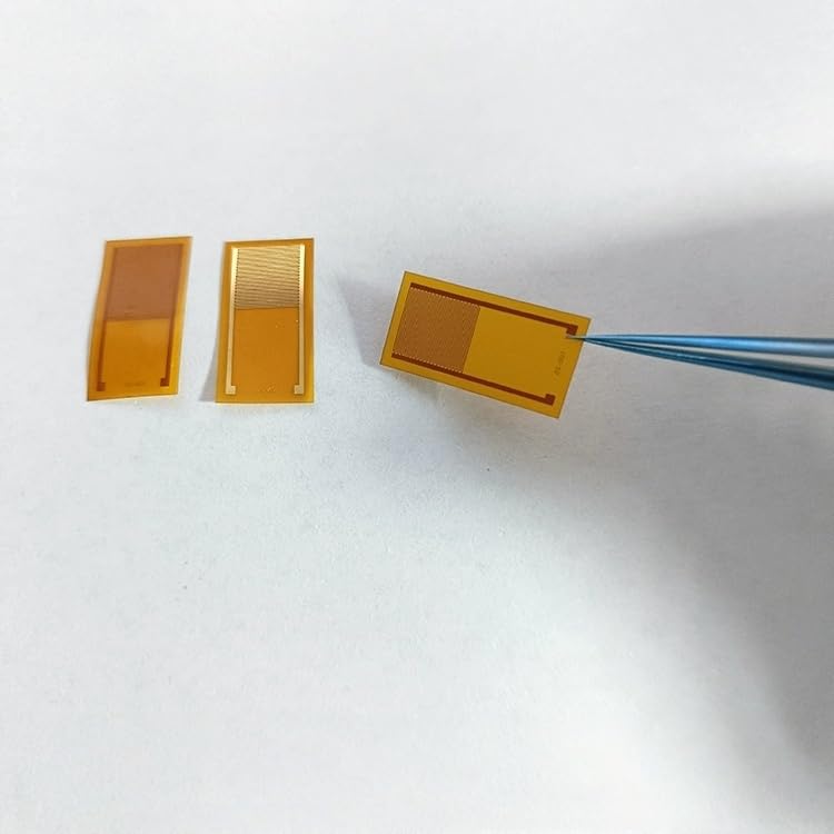 Elettrodo interdigitato flessibile placcato oro IDE for biosensore indossabile con rilevamento 'umidità 1 PZ(Finger Width/Spacing 60μm 10x10mm)