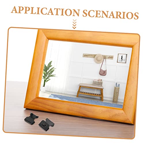 Image of 120pcs Metal Picture Frame Hangers Heavy-Duty Hooks for Wall Art Easy to Install for Home Decor and Classroom Use