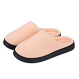 landeer Women's and Men's Memory Foam Slippers Casual House Shoes (Pink,Women5-6/Men3-4)