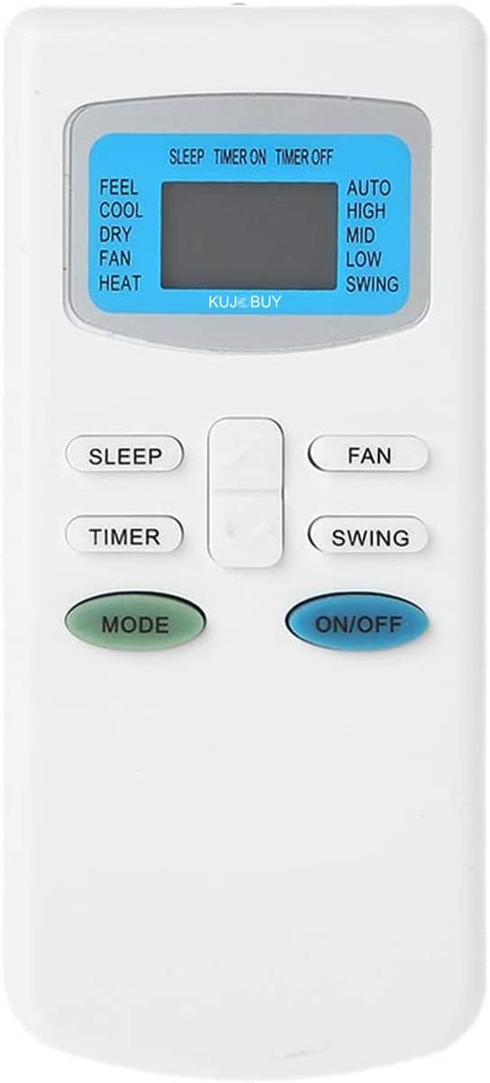 GYKQ-03 Type Air Conditioner Remote Control Compatible with TCL Klimaire Pioneer Ciac Airton Dronic Fujico Airmaster Ayre Titan Conia Remote Control Universal for Chinese Condition Systems (White)
