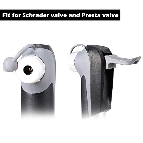 Bomba de bicicleta, Romacci Bomba de bicicleta superleve inflável manual para bicicleta Mini bomba p