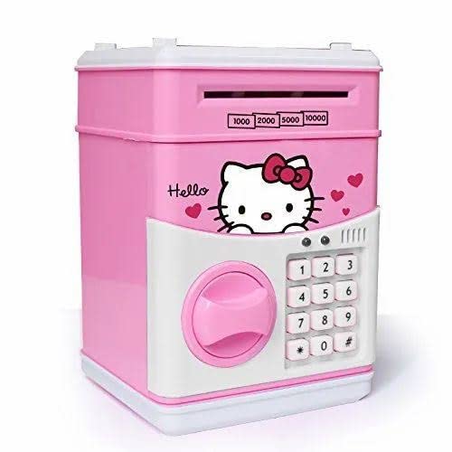 WBD Mini Piggy Bank Safe Box Money Coin Atm Bank Toy Atm Machine Kids Gift Money Box Digital Saving Boxes (Color And Design My Vary, Modern, Pink, White) (B0BSV68238) Amazon Price History, Amazon Price Tracker
