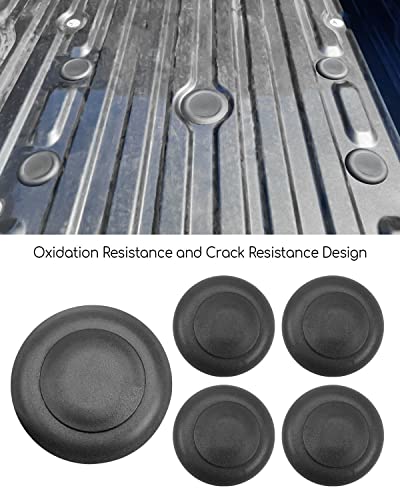 Emiho Fifth Wheel Trailer Hitch Hardware Kit Replace Bc3Z-99000A25-A Fit For Ford Super Duty F-250 F-350 F-450 F-550 Trucks 2011-2022, 5Th Wheel Hitch Puck Cover Plug Trim Ring Kit #TOP2