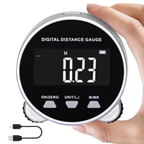 Cinta métrica digital de alta precisión con pantalla LCD miniatura 6
