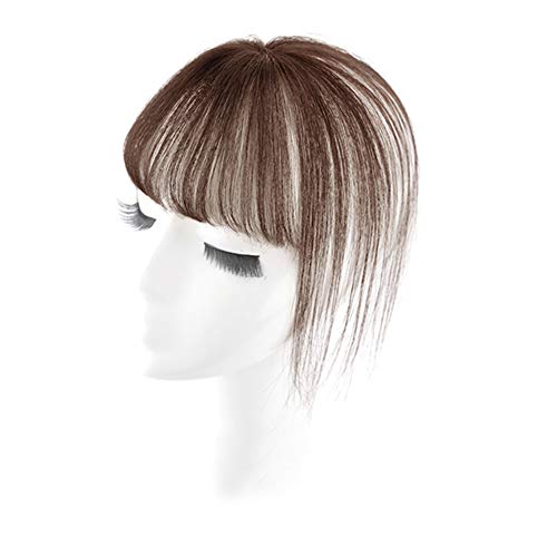 Topper cheveux humains RemeeHi pour masquer la perte de cheveux avec frange