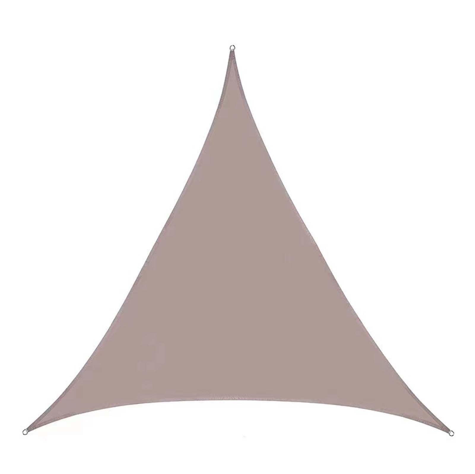 GJZQDKX Waterproof Sun Shade Sail, HDPE Fabric with 98% UV Protection, Weather-Resistant Canopy with D-Rings, Triangular Outdoor Shade Cloth for Patio, Garden, and Backyard