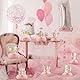 Deko Geburtstag, 9 STK Roségold Rosa Bienenwabe Mittelstück Tisch Deko, Geburtstag Bienenwaben Deko für Frauen, Gender Reveal Party Deko, Babyparty Deko Mädchen, Hochzeits Dekorieren