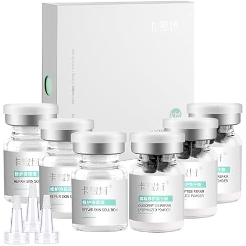 Collagen,Oligopeptide Repairing Serum Set,Microneedling,Instant Face and Eye Lift,Plant Stem Cell Anti-Aging Serum Cover