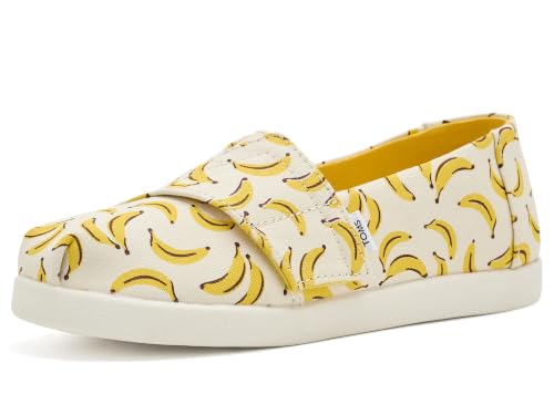 Image of TOMS, Girls, Alpargata (Little Kid /Big Kid), Yellow, 5 Medium, Big Kid