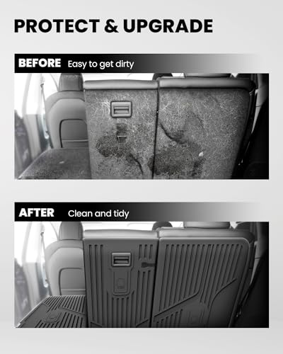 Image of LASFIT Rear Seat Back Mats for Tesla Model Y 2025 2024 2023 2022 2021 2020
