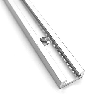 T Track Aluminium Woodworking Slot Miter Track For Router Table Bandsaws, Length 300/400/500/600/800MM DIY Aluminium Alloy Machinery Parts (Color : Silvery, Size : 800mm)