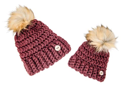 Crochet Toque Beanie Winter Hat 