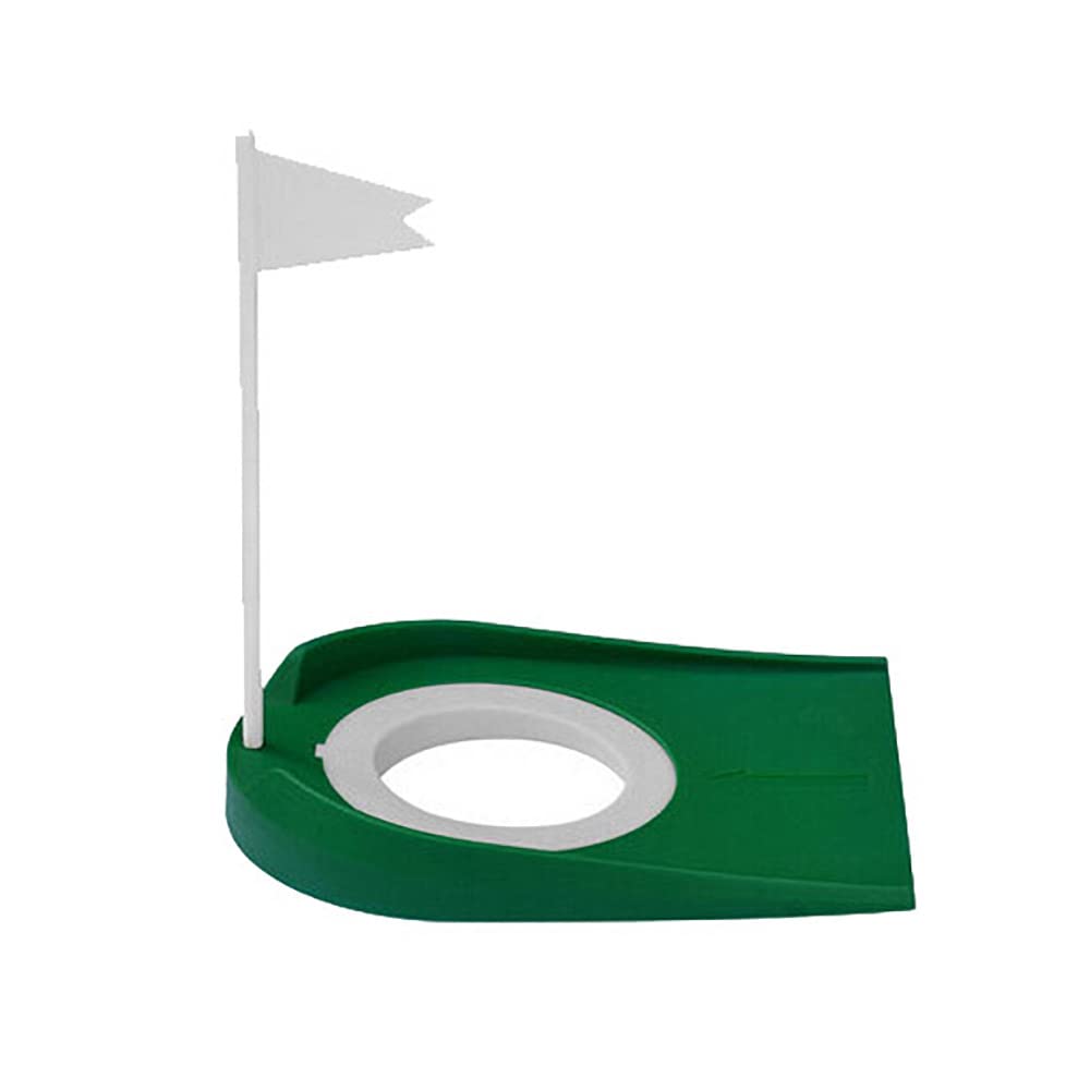 Lot de 2 drapeaux d'entraînement pour la tasse de golf - Intérieur ou extérieur