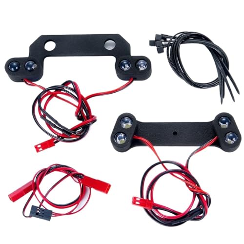 Luces Vehículo RC de alta intensidad con focos LED delantero y trasero para Crawler