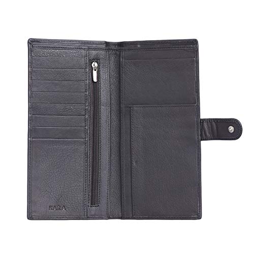 Image of Kara Brown Passport Wallet (KA9940BR)