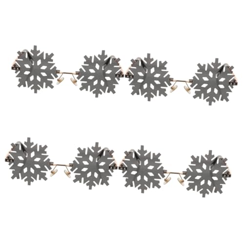 Lunettes sans monture flocon de neige au design unique et branches métalliques fines