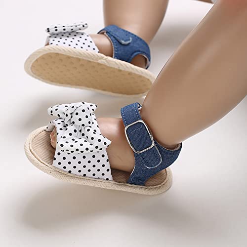 Summer Children Infant Toddler Shoes Girls Sandals Flat Bottom Lightweight Open Toe Breathable Polka Kids Rubber Sandals3