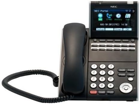 NEC ITL-12DG-3 (BK) - DT730G - Pantalla de 12 botones Teléfono IP Negro Stock # 690078 (renovado)