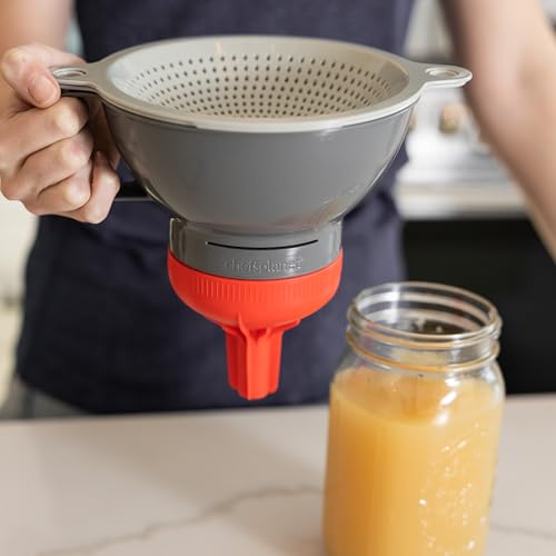 Chef's Planet Multipurpose Filter Funnel Set – Strain, Filter & Pour with Ease! Food & Oil Filtration with Pre-Filter and Fine Mesh Strainer-Wide Mouth Funnel - Thumbnail 6