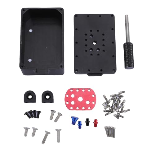 Boîte récepteur en alliage d'aluminium anti-choc pour RC Crawler 1/8