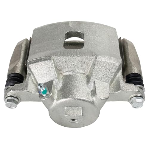 Image of TRQ Front Left Brake Caliper w /Bracket Drivers Side | For 2005-2010 Chevrolet Cobalt 2007-2009 Pontiac G5 2003-2007 Saturn Ion