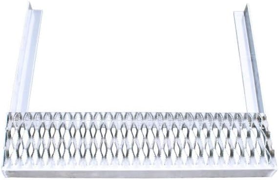 Technical Precision Replacement for Peterbilt 378 Year 2007 Aluminum Lower Step with Early Style Tread and Brackets