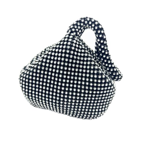 Image of Womens Evening Bag Designer Evening Handbag Hand Bag,Lady Party Wedding Purse(Triangle shape Black)
