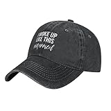 Photo Gallery rfshop i woke up like this married, berretto da baseball in cotone lavato, cappello vintage per papà, regolabile, per uomini e donne, nero, #1377, etichettalia unica Photo Gallery rfshop i woke up like this married, berretto da baseball in cotone lavato, cappello vintage per papà, regolabile, per uomini e donne, nero, #1377, etichettalia unica