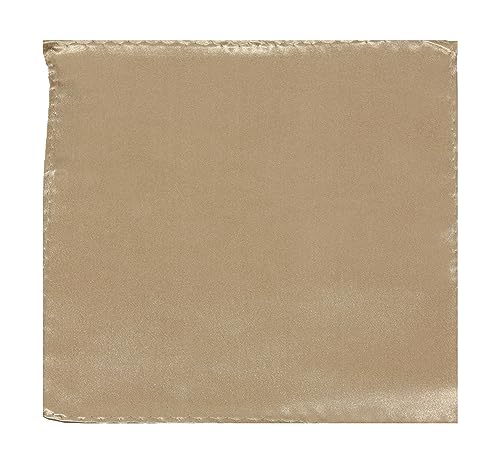 Image of TIE STUDIO Men's Solid Pocket Square | Size- 10cm x 10cm | Colour-Royal Blue | Pack of 1 |