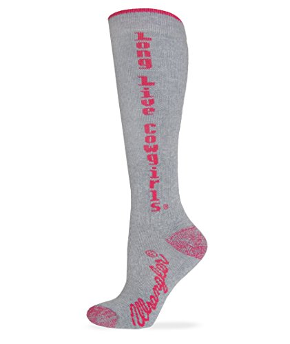 Wrangler Women's Long Live Cowgirls Boot Socks 2 Pair Pack