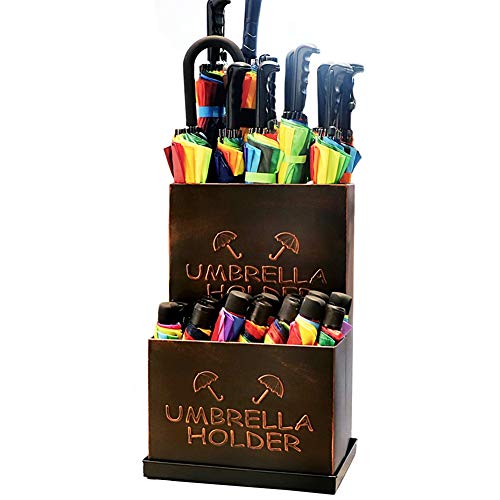 Support de rangement extérieur en acier robuste pour parapluies - 2