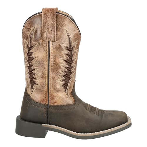 Smoky Mountain Western Boots Boys Desperado Leather Dark Brown 3421Y3