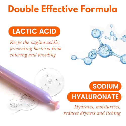 Image of Muun (BV) Symptoms Relief & Vaginal Moisturizer - Pack 12 Restoring pH Balance for Fishy Odor, Dryness, Itching - Menopause & Perimenopause Women - User Friendly, Hormone & Estrogen Free