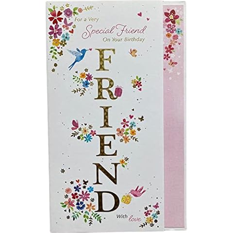 to a Special Friend Birthday Card ~ Lovely Words Cover