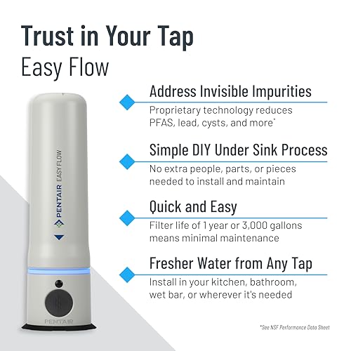 Sistema de filtración bajo el mostrador FreshPoint Easy Flow de flujo continuo para cocina 4