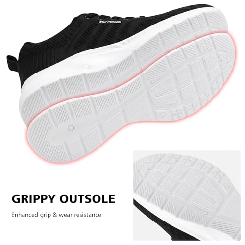 Image of Padgene Womens Sneakers Lightweight Tennis Walking Shoes Sports Running Shoes for Woman Mesh Breathable Gym Fashion Sneakers Athletic Comfortable Casual