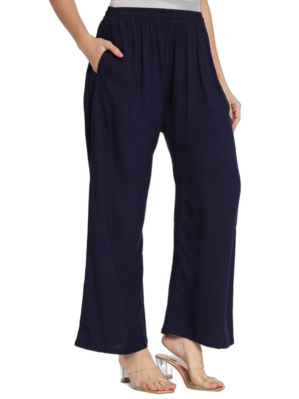 Image of Soft Colors Relaxed Fit Pocket Palazzo
