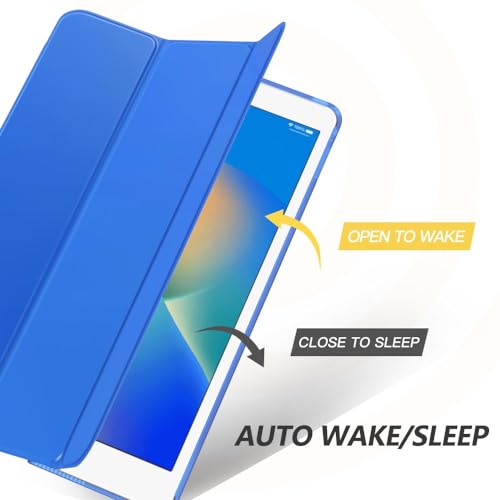 Image of Moko Smart Case for iPad 9th / 8th / 7th Gen Case 10.2 Inch, Sapphire Blue