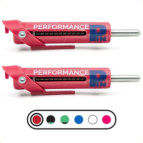 The Original Drop Set Pins for Gym | Made in USA | 5/16" Pin | Red by PERFORMANCE PIN - Used condition - US$26.59