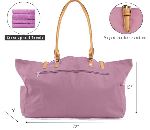 Image of Keho Waterproof Beach Bag with Pockets For Women (Sandproof)