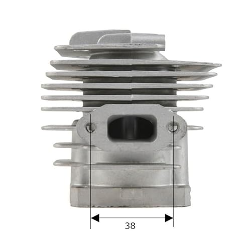 cylingcolors Zylinder + Kolben + Segment kompatibel mit Freischneider Stihl FS 280 Ø 40 mm