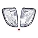 Ywuccki Clear Corner Lights + Bumper Signal Lights for Toyota for Tacoma 1997-2000 2WD Incandescent-Bulb Type ABS Plastic Lens