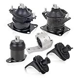 ENA Engine Motor and Transmission Mount Set Compatible with Acura TL Base Type-S 2007 2008 3.5L 3.2L Replacement for A4571 A4526 A4526HY A4599HY A4517 A4591 A65022 A65025, EM-9247 EM-5984 EM-9297