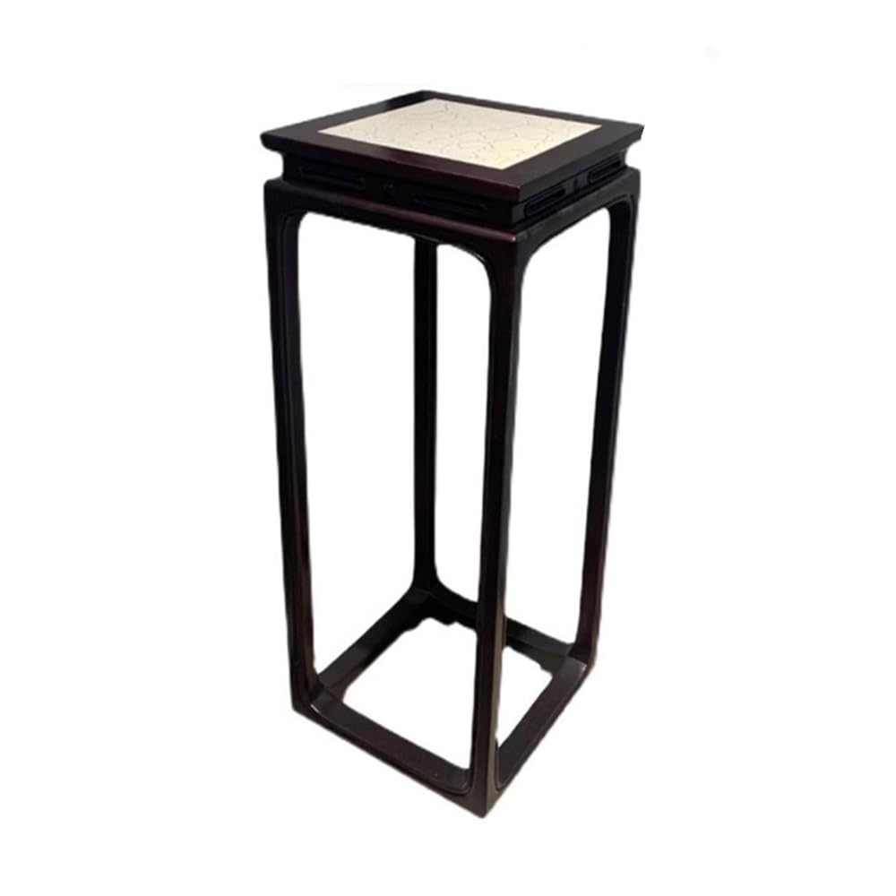 birene Vase Stand Flower Several Floor Standing Decorative Stand, New Chinese Style Wood Planter Plant Rack