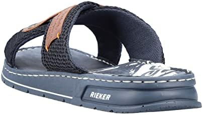 Rieker Men's Mule, Blau, 10.5 | Image 2