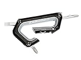 Click Carabiner Alpine Ski Carabiner Tool (Black)