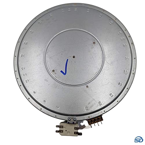 Elemento calefactor de triple superficie WB30T10155 de vitrocerámica 6