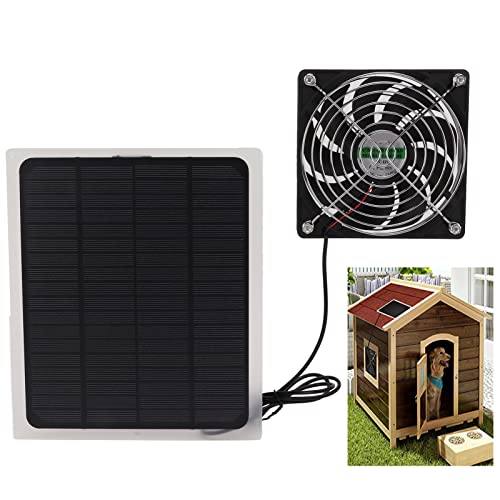 Solarpanel Lüfter Kit, 10 W Solar Panel Fan Kit, Solarmodul Ventilator Kit, Abluftventilator für Gewächshäuser, Solar… – Bild 5